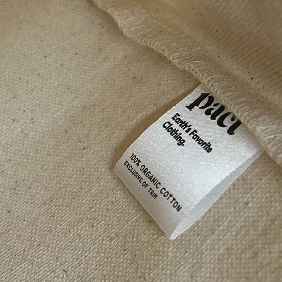 Pact  Earth's Favorite Reusable  100% Organic Cotton  Tote Bag  Red Flowers NWT - Picture 8 of 13